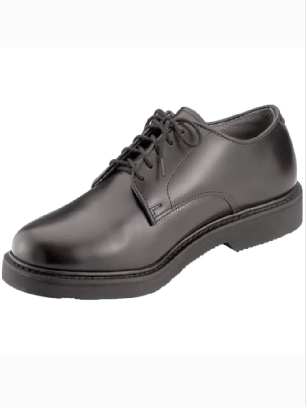 Rothco Soft Sole Uniform Black Oxford/Leather Dress Shoe Size 8W